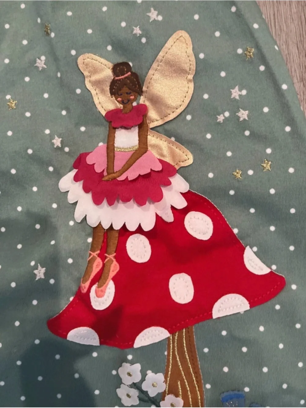 Mini boden green fairy dress
